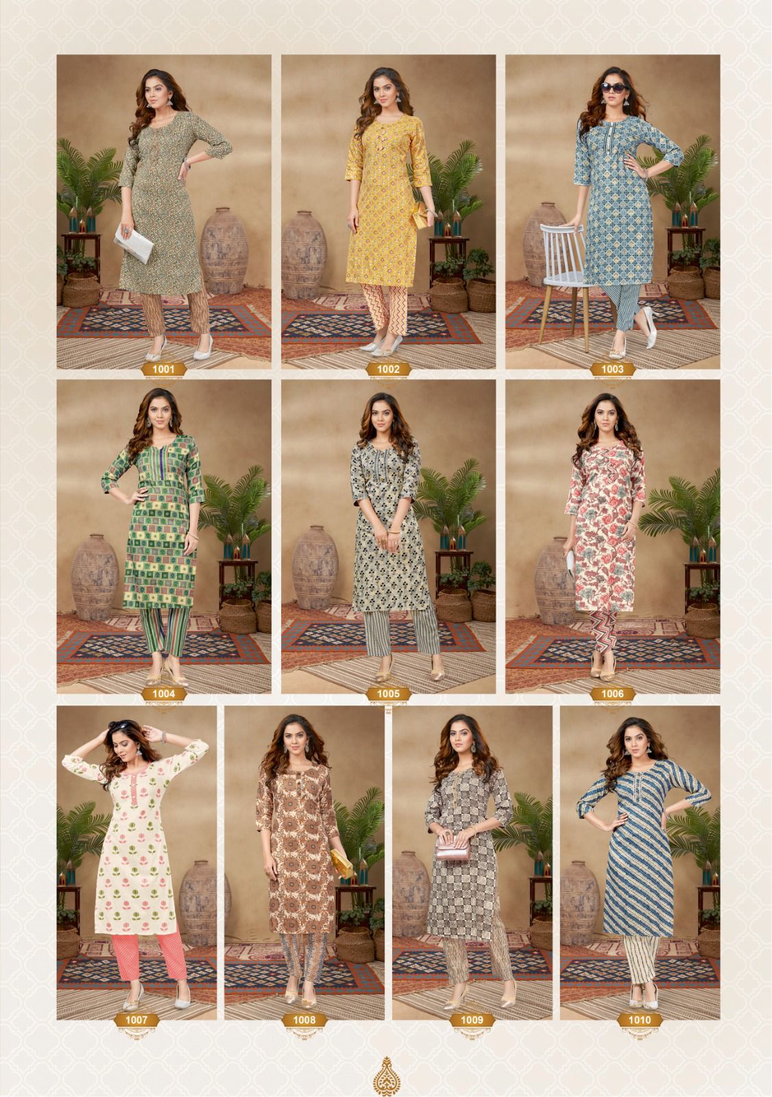 Miss World Ananta 1 Cotton Printed Kurti With Bottom Catalog
